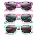 COASION Kids Polarized Sunglasses Age 3-9 Flexible Shades UV Protection