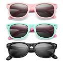 COASION Kids Polarized Sunglasses Age 3-9 Flexible Shades UV Protection