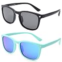 COASION Polarized Kids Sunglasses UV 400 Protection for Girls Boys Classic Retro Style Toddler Shades Age 3-12