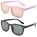 COASION Polarized Kids Sunglasses UV 400 Protection for Girls Boys Classic Retro Style Toddler Shades Age 3-12
