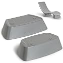 Coast Modern in Pool Lounge Chair - Waterproof &amp; Weighted Chaise Lounger - Outdoor Pool Furniture for Patio or in Baja Shelf - Gray