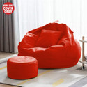 Coaster Shine 4XL Tear Drop Bean Bag Cover  (Without Beans)