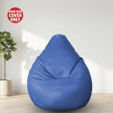 Coaster Shine XXL Tear Drop Bean Bag Cover  (Without Beans)