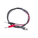 Coaxial Cable BNC Male to Dual Banana Plug Test Lead for Oscilloscope 1.2M/47.2in