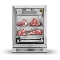 Cobalance Tankless Dry Aging Fridge for Steaks, No Water Tank Meat Ager for Ribeye, Chicken, Ham & Cheese up to 66lbs, Home Meat Ager Refrigerator, Perfect for Salami, Tender Aged Beef and Game
