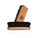 Cobbler's Choice Horsehair Shoe Brush - Premium Shoe Shine &amp; Polish Brush