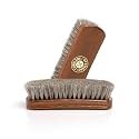 Cobbler's Choice Horsehair Shoe Brush - Premium Shoe Shine & Polish Brush