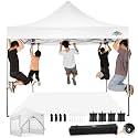 COBIZI 10x10 Heavy Duty Pop up Canopy Tent with Sidewalls Commercial Canopy
