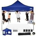 COBIZI 10x10 Heavy Duty Pop up Canopy Tent with Sidewalls Commercial Canopy