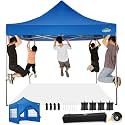 COBIZI 10x10 Heavy Duty Pop up Canopy Tent with Sidewalls Commercial Canopy