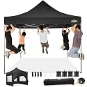 COBIZI 10x10 Heavy Duty Pop up Canopy Tent with Sidewalls Commercial Canopy