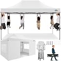 COBIZI 10x15 Heavy Duty Pop up Canopy Tent with Sidewalls Commercial Canopy