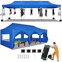 COBIZI 10x30 Heavy Duty Pop up Canopy Tent with Sidewalls Commercial Canopy