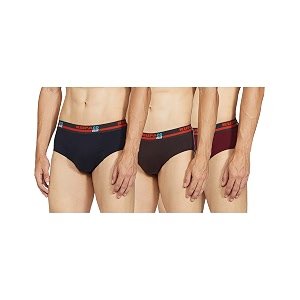 rupa coblue men39s cotton blend briefs regular solid pack of 3