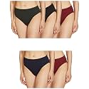 Rupa Women's Coblue Cotton Blend Panties Classic All Over Print Hipster (Pack of 5)