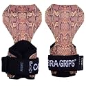 Cobra Grips Weight Lifting Gloves with Adjustable Neoprene Padded Wrist Wraps - Heavy Duty Alternative to Power Lifting Hooks for Deadlifts