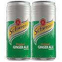 Coca-Cola Schweppes Ginger Ale Can 300Ml (Pack Of 2)