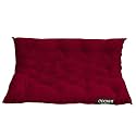 coca industries NEXTGO Tufted 3 Seater Floor Sofa Garden Balcony Outdoor Patio Shoe Bench Sitting Low Back Cushion (Indian Maroon, Size L 150 X W 98 X H 10 CM)