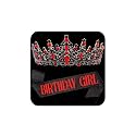 COCIDE BIRTHDAY GIRL Sash Birthday Crowns for Women Sashes for Women Tiaras for Girls Decorations Set Crystal Rhinestone Headband Hair Accessories Glitter for Party Supplies (Black&amp;Red)