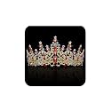 COCIDE Red Crowns for Women Red Tiaras for Women Queen of Hearts Crown corona roja Costume Hair Accessories Royal Crystal Headbands Cosplay Princess Birthday Pageant Bride Headpieces