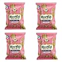 COCK BRAND Organic Holi Gulal Colour - Lavender - Pink | Herbal Gold Plus Gulal | Corn Starch Powder | Holi Colours Organic Powder - Non Toxic Eco Friendly - Easy to Remove Color (Pack of 4)