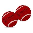 Cockatoo Rubber Cricket Tennis Ball, Construction of Tennis Ball for Cricket for Optimal Performance,Suitable for All Skill Levels. (90 Gr Per Ball - Pack of 2-Red)