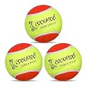 Cockatoo Rubber Cricket Tennis Ball, Construction of Tennis Ball for Cricket for Optimal Performance,Suitable for All Skill Levels. (90 Gr Per Ball-Pack of 3-Yellow Orange)