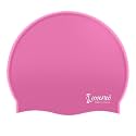 Cockatoo SC01 Rubber Swimming Cap for Adults, Swimming Cap for Men &amp; Women, Pink
