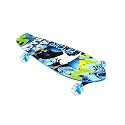 Cockatoo Skateboard with LED Light Wheel, Anti-Skid Board with ABEC-7 High Precision Bearings| 22 X 6 Inch, Medium (Blue)