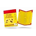 Cockroach Trap for Kitchen, Sticky Insects Trap, Roach Trapp with Strong Glue Pads for Insects, Glue Traps Sticky Insects for Home, Kitchen & Indoor Pest Control