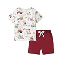 Toddler Boy Clothes Short Sleeve T-Shirt + Shorts Set 2PCS Outfit