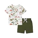 Toddler Boy Clothes Short Sleeve T-Shirt + Shorts Set 2PCS Outfit