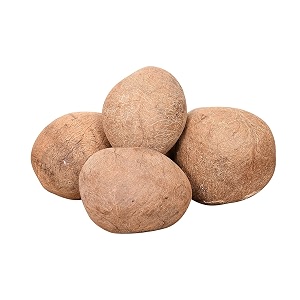 coco ball fresh dry coconut copra  kobbari- 18 kg pack of 1