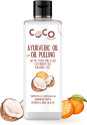 COCO CRUSH Ayurvedic Coconut Oil for Oil Pulling, Cold-pressed & Virgin | Citrus Flavour - Coconut Oil, Orange Oil