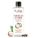 COCO CRUSH Ayurvedic Coconut Oil Pulling Blend with Virgin Coconut Oil, Peppermint Oil, &amp; Clove Oil | Cold-pressed &amp; Virgin | Oral Care for Fresh Breath &amp; Healthy Gums, Teeth (200ML)