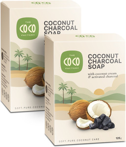 THE COCO FACTORY Activated Charcoal Handmade Soap
