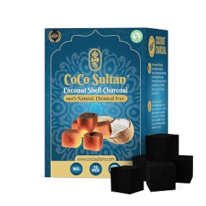 coconut shell charcoal for hookah 1kg-10kg pack of 1