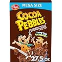 Cocoa PEBBLES Chocolate Breakfast Cereal, Gluten Free Box, 27.5 Ounce (Pack of 10)