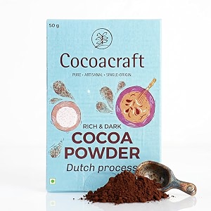 natural amp dutch process cocoa powder 50g sweetened dark cocoa - dutch process