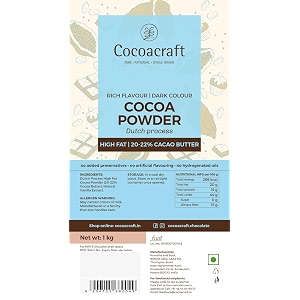 natural amp dutch process cocoa powder 1kg sweetened dark cocoa - dutch process