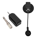 Cocoarm 2.4G Wireless Instrument Microphone 2.4G Wireless Pickup Mic Flute Microphone with 360 Rotation HiFi Sound for Saxophone Trumpet Clarinet