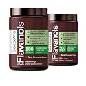 CocoaVia Cocoa Flavanols 500mg – Heart and Brain Support, High Flavanol Cocoa Extract, Boosts Nitric Oxide, Blood Circulation and Memory, Preworkout, Vegan, Gluten-Free, Dark Chocolate, 60-Day