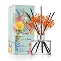COCODOR Preserved Flower Reed Diffuser/Cedar Wood/6.7oz/1Pack / Home Fragrance Scent Essential Oil Stick Diffuser for Bedroom Bathroom Home Décor