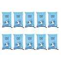 Cocoguru Cold Pressed Coconut Oil - Pouch 1 Litre (Pack of 10) | Edible Coconut Oil | For Cooking, Deep Frying, Hair, Skin, Baby Massage &amp; Oil Pulling | Pure &amp; Unrefined, Natural, Double Filtered | Keto Diet