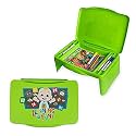 CoCoMelon Kids Lap Desk with Storage - Folding Lid and Collapsible Design - Portable for Travel or use in Bed at Home - Great for Writing, Reading or Other School Activities