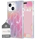 COCOMII Rectangle for iPhone 15 Case Pink