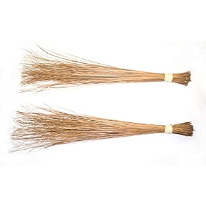 nilavan coconut broom stick for wet floor cleaning  seekh jhaadu with strong binding  long lasting grass broom for bathroom outdoor amp indoor use  long size 3840 inches - 4 nos