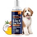 Coconut Mango Dog Shampoo and Conditioner, Puppy, Itchy Skin, Smelly Dogs