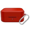 Soft Silicone Case Cover for by Buds (Red)