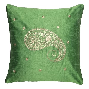 THE COCOTIER Pure Silk Cushion Cover with